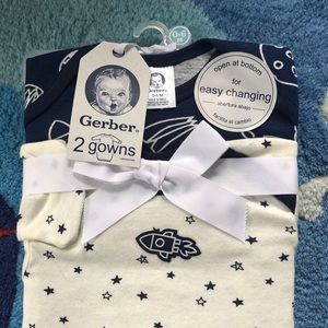 Gerber baby gowns